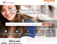 Tablet Screenshot of mywordsolution.com
